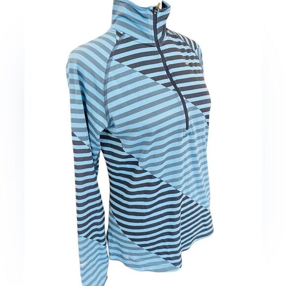 NIKE Running striped DriFit 1/4 zip jacket size M. - Picture 6 of 7